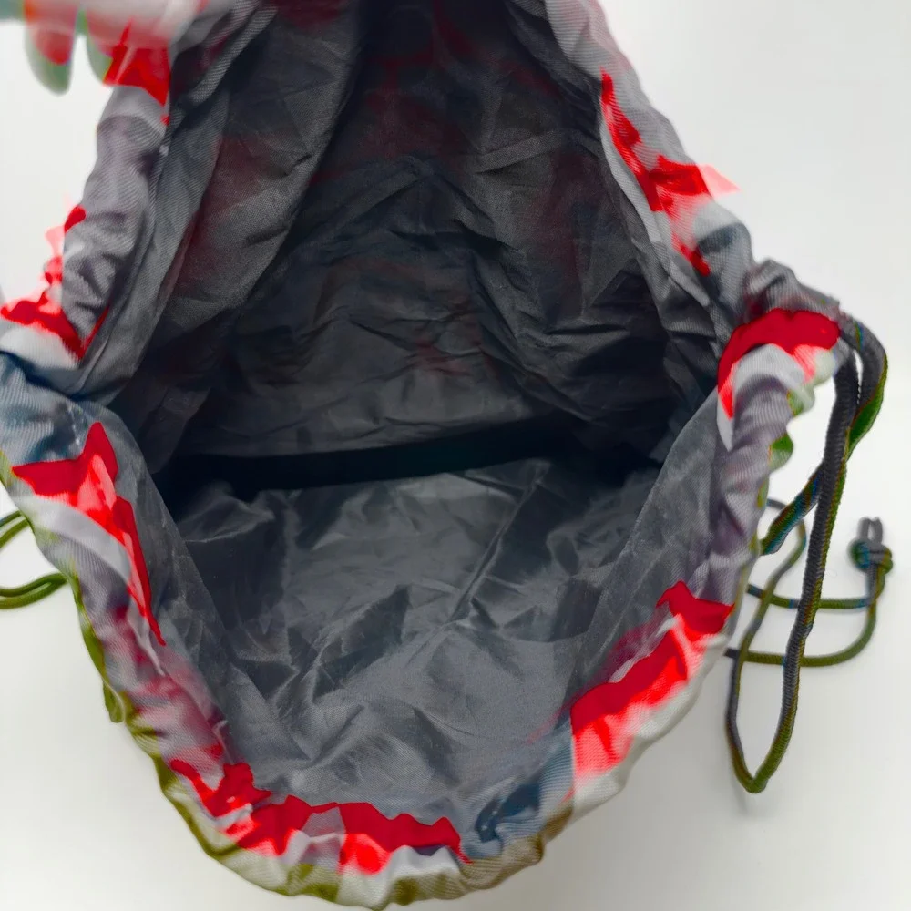 BAPE Shark Drawstring Backpack Red‎ Black Camo Zipper Pocket Streetwear Bag